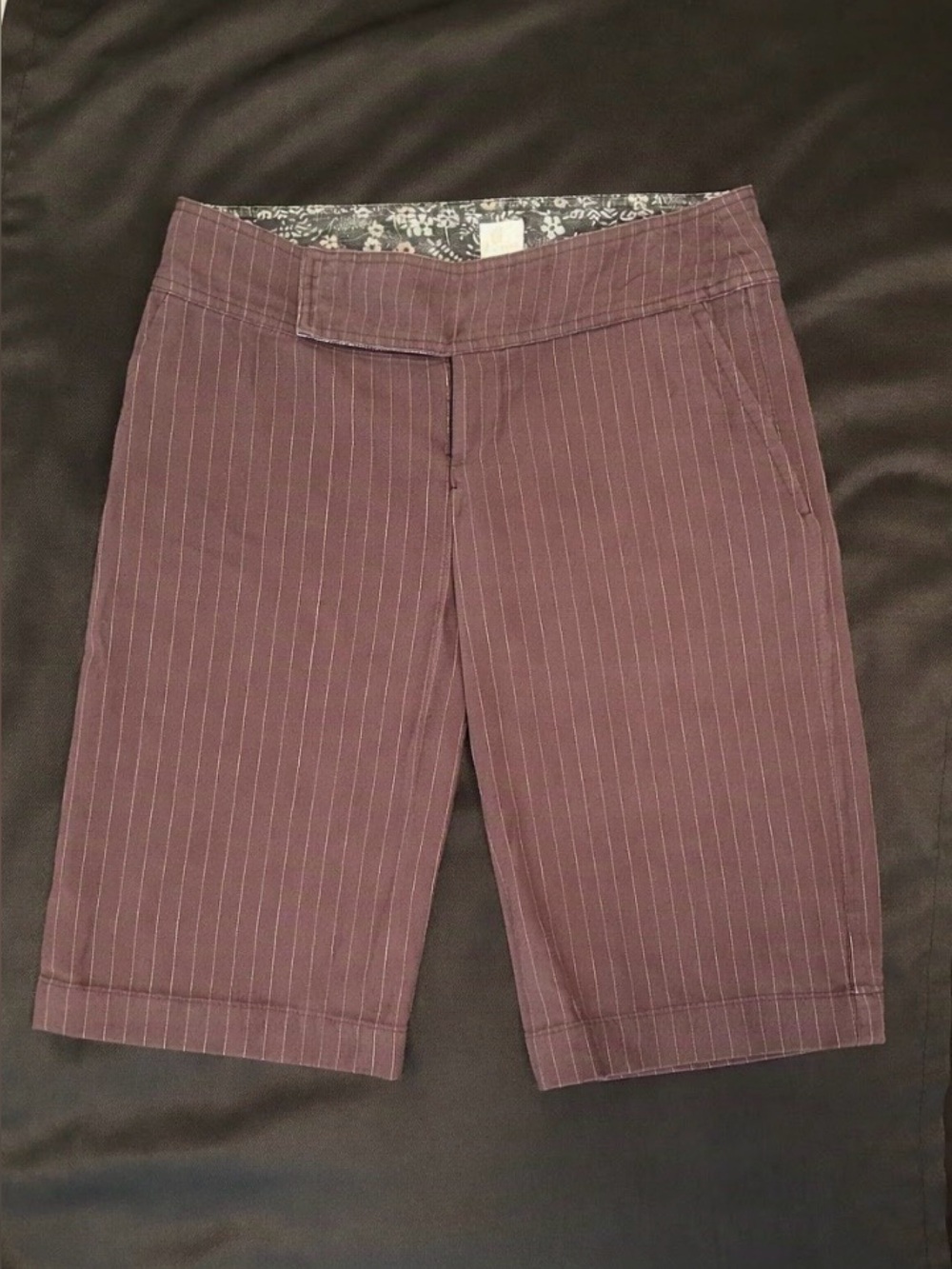 Roxy Women’s Pinstripe Straight Leg Capri Y2K
